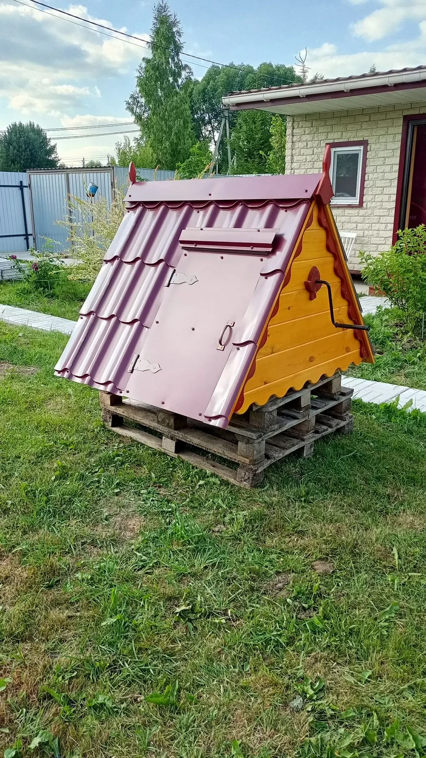 фото домика для колодца - делаем сами